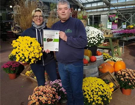 Der Verband Deutscher Garten-Center &#252;berreichte uns im September nach eingehender Pr&#252;fung die Goldauszeichnung f&#252;r Gartencenter. Wir freuen uns sehr, &#252;ber dieses tolle Ergebnis! 